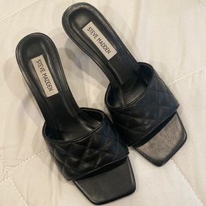 STEVE MADDEN BLACK HEELS